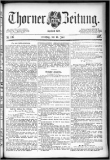 Thorner Zeitung 1887, Nr. 135