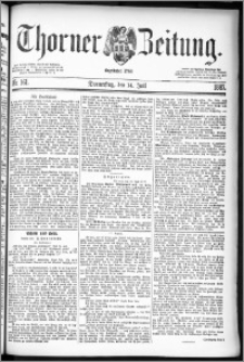 Thorner Zeitung 1887, Nr. 161