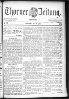 Thorner Zeitung 1887, Nr. 173