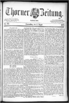 Thorner Zeitung 1887, Nr. 179