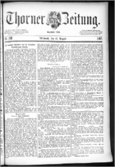 Thorner Zeitung 1887, Nr. 190