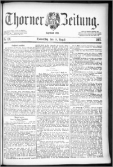 Thorner Zeitung 1887, Nr. 191