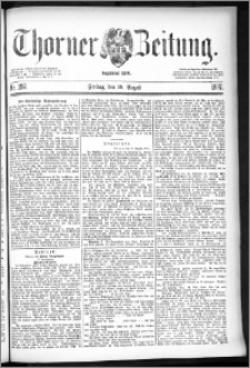 Thorner Zeitung 1887, Nr. 192