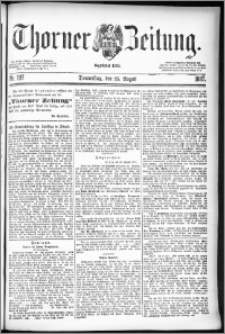 Thorner Zeitung 1887, Nr. 197