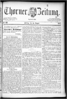 Thorner Zeitung 1887, Nr. 198