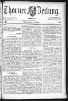 Thorner Zeitung 1887, Nr. 202