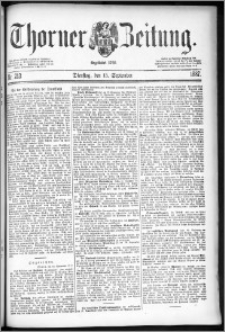 Thorner Zeitung 1887, Nr. 213