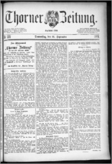 Thorner Zeitung 1887, Nr. 221