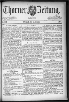 Thorner Zeitung 1887, Nr. 238