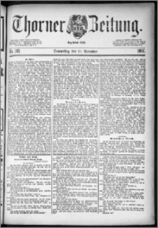 Thorner Zeitung 1887, Nr. 263