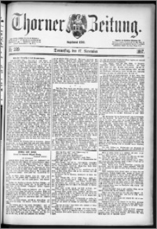 Thorner Zeitung 1887, Nr. 269