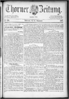 Thorner Zeitung 1887, Nr. 274