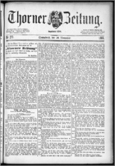 Thorner Zeitung 1887, Nr. 277