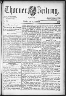 Thorner Zeitung 1887, Nr. 279