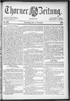 Thorner Zeitung 1887, Nr. 293