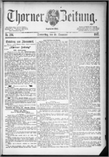 Thorner Zeitung 1887, Nr. 304