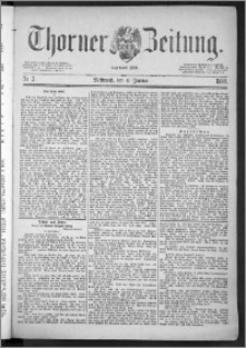 Thorner Zeitung 1888, Nr. 3