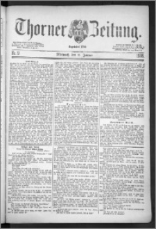 Thorner Zeitung 1888, Nr. 9