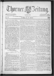 Thorner Zeitung 1888, Nr. 14