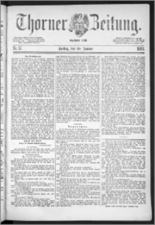 Thorner Zeitung 1888, Nr. 17