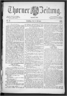 Thorner Zeitung 1888, Nr. 31