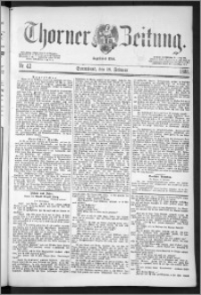 Thorner Zeitung 1888, Nr. 42