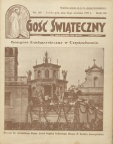 Gość Świąteczny 1928.09.23 R. XXXII nr 39