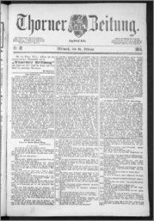 Thorner Zeitung 1888, Nr. 45