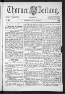 Thorner Zeitung 1888, Nr. 48