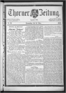 Thorner Zeitung 1888, Nr. 70