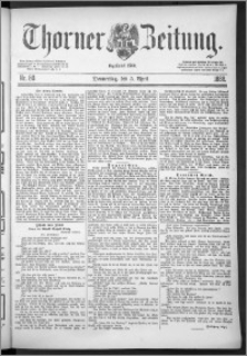 Thorner Zeitung 1888, Nr. 80