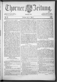 Thorner Zeitung 1888, Nr. 81