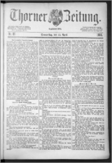 Thorner Zeitung 1888, Nr. 86 + Beilage