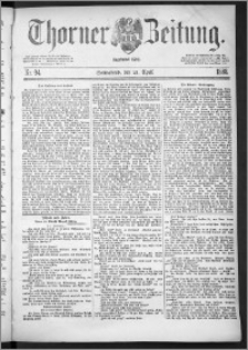 Thorner Zeitung 1888, Nr. 94