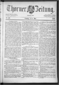 Thorner Zeitung 1888, Nr. 106