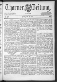 Thorner Zeitung 1888, Nr. 138