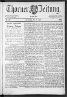 Thorner Zeitung 1888, Nr. 149