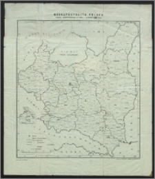 Rzeczpospolita Polska : podział administracyjny w dniu 1 kwietnia 1938 roku