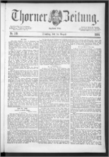 Thorner Zeitung 1888, Nr. 189