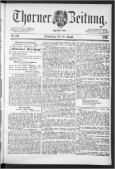 Thorner Zeitung 1888, Nr. 197