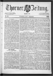 Thorner Zeitung 1888, Nr. 211