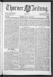 Thorner Zeitung 1888, Nr. 220