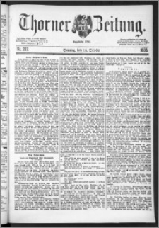 Thorner Zeitung 1888, Nr. 242