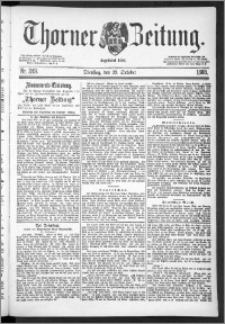 Thorner Zeitung 1888, Nr. 249