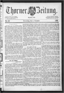 Thorner Zeitung 1888, Nr. 257