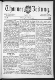 Thorner Zeitung 1888, Nr. 297