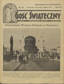 Gość Świąteczny 1929.08.18 R. XXXIII nr 33