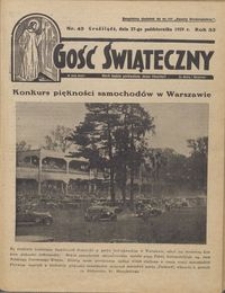 Gość Świąteczny 1929.10.27 R. XXXIII nr 43