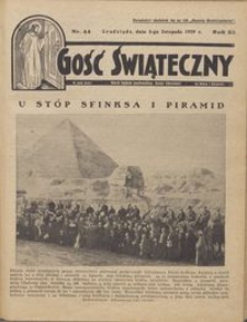 Gość Świąteczny 1929.11.03 R. XXXIII nr 44