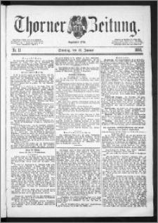 Thorner Zeitung 1889, Nr. 11